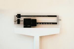 Body weight scale.
